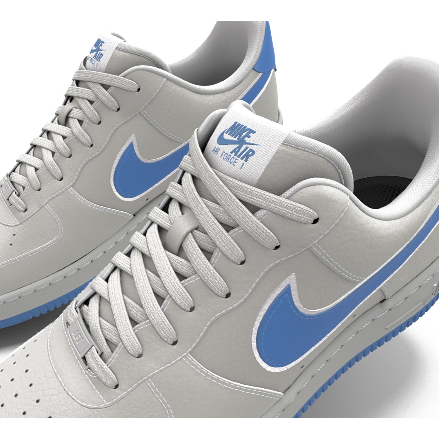$195 NIB NEW Mens Nike Air Force 1 Low Photon Dust Custom Leather Shoes