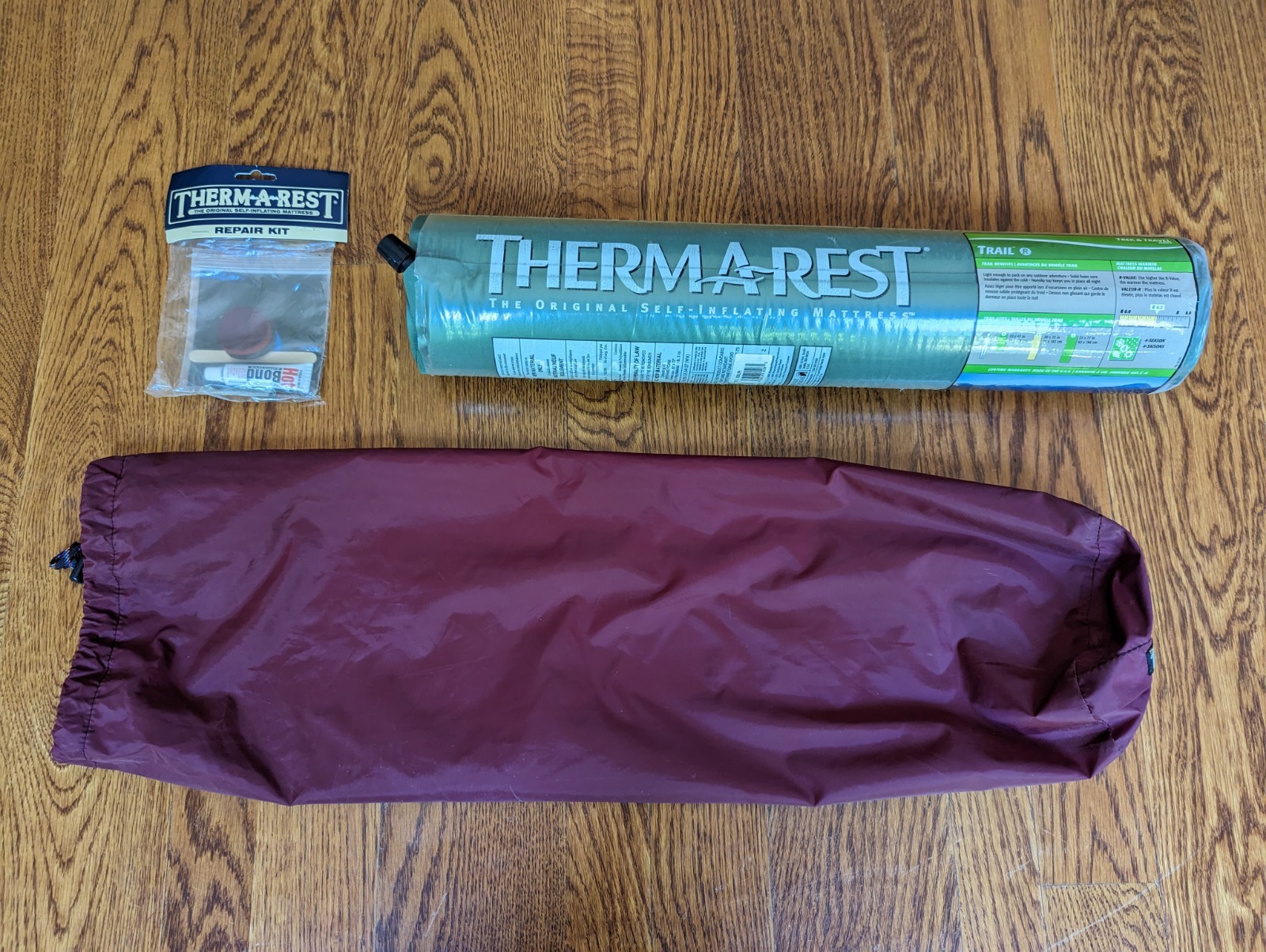 SEALED Therm-a-Rest Trail R Inflatable Sleeping Pad 20" x 72" R Value 4.2