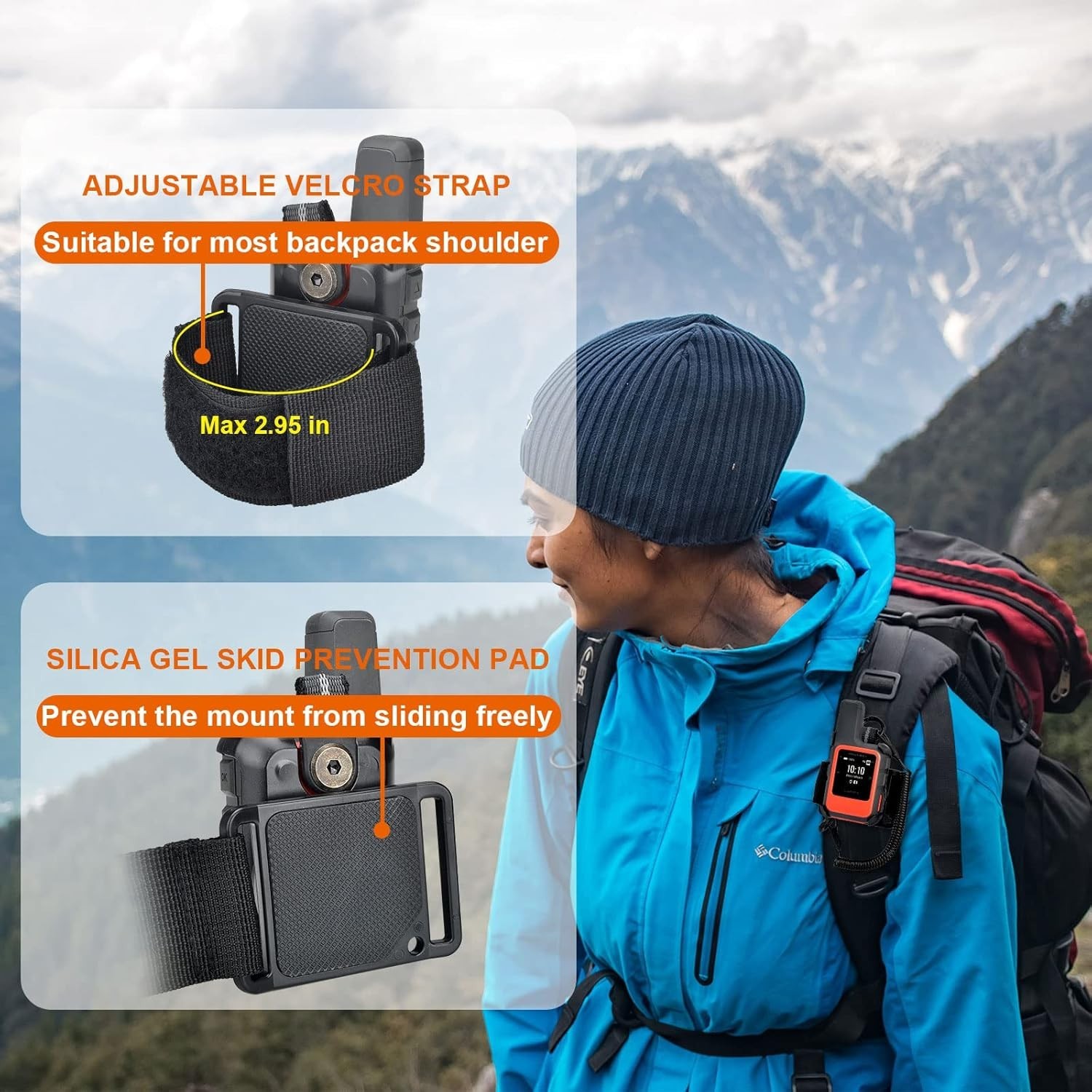 Garmin inReach Mini Backpack Tether - Black