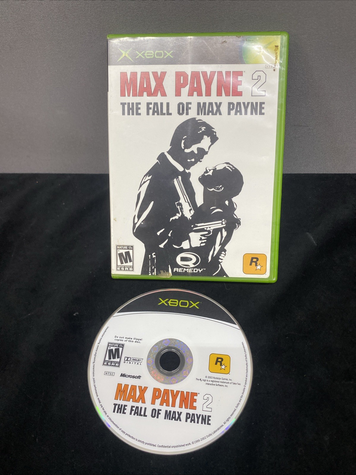 Max Payne 2: The Fall of Max Payne (Microsoft Xbox, 2003) Disc and Case  Only