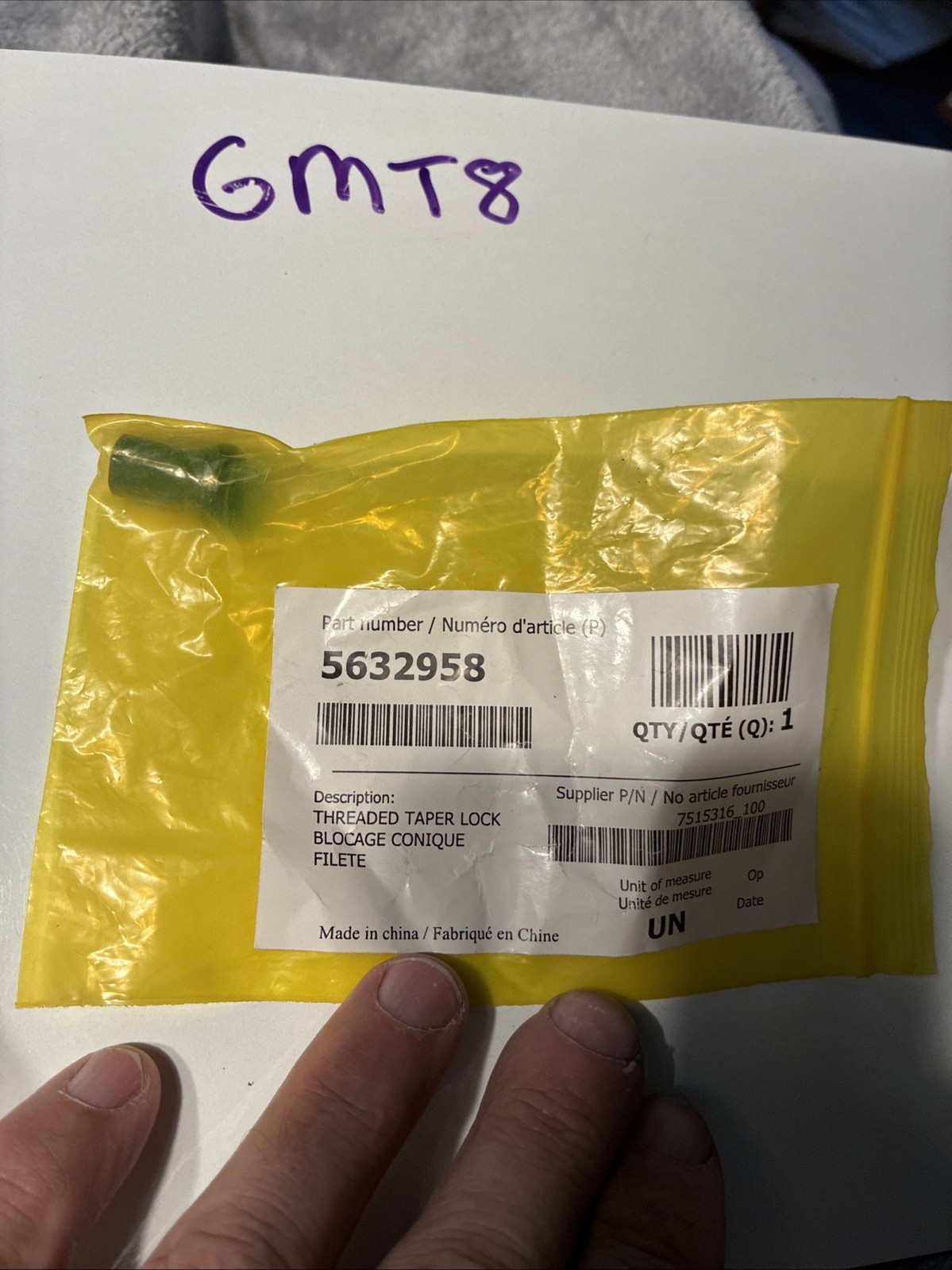 (1) Polaris 5632958 Wedge Anchor Cast Threaded Nos OEM  Sold Individually