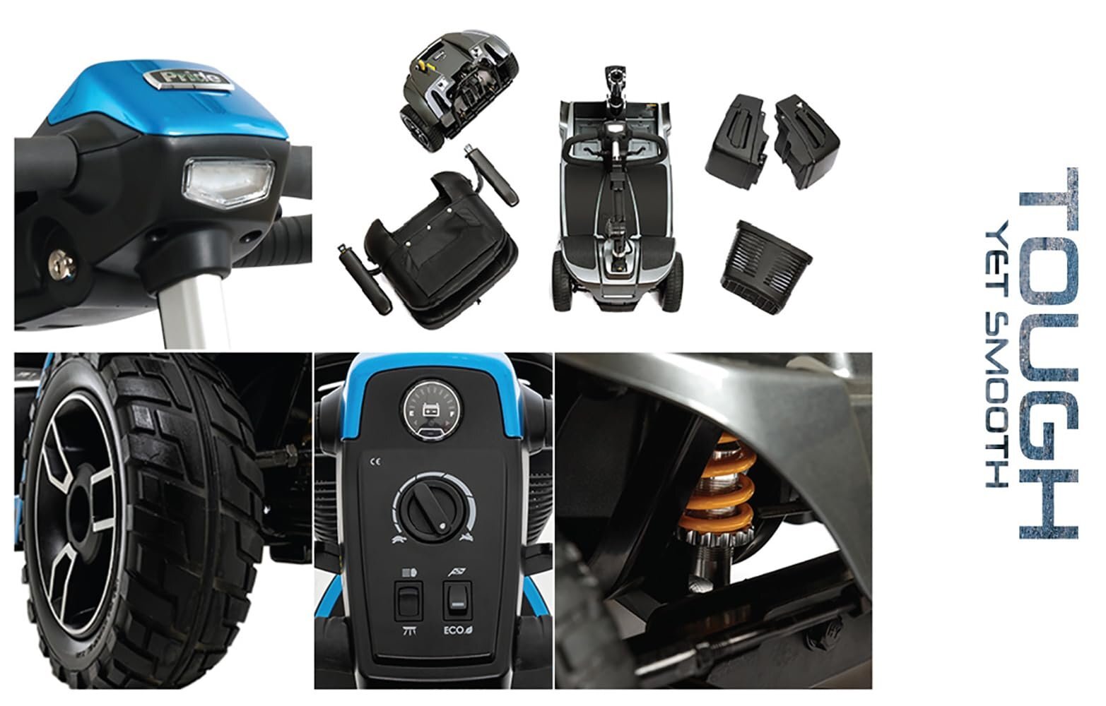 Pride Revo 2.0 4-Wheel Mobility Scooter, 400 Lbs. Weight Capacity,...