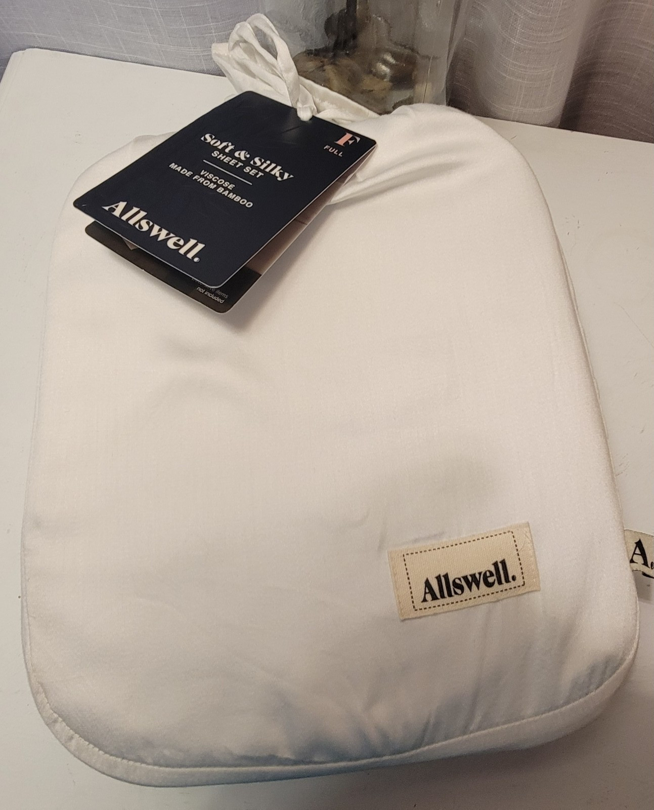 Allswell Soft & Silky Sheet Set Full Size, Bleached Linen