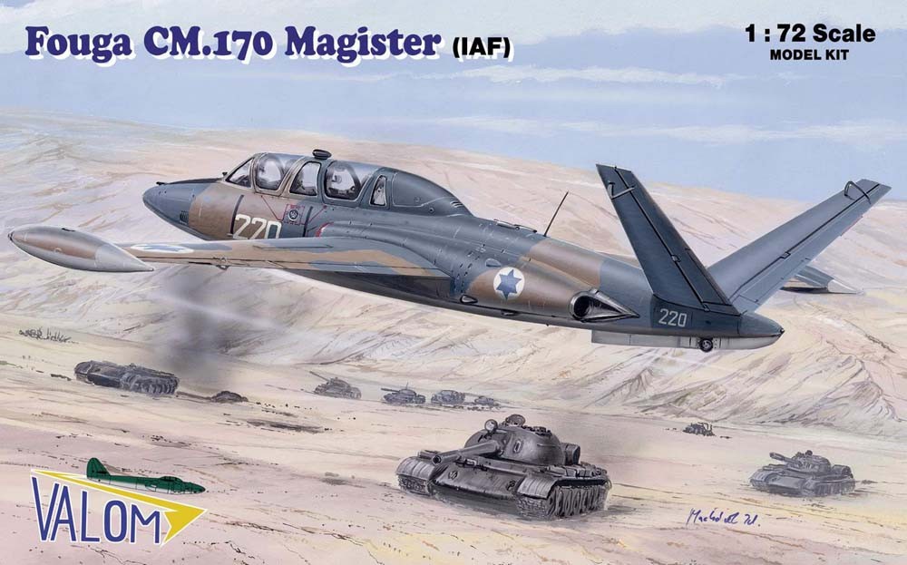 VALOM-72088 Valom 1/72 Fouga CM.170 Magister (IAF)