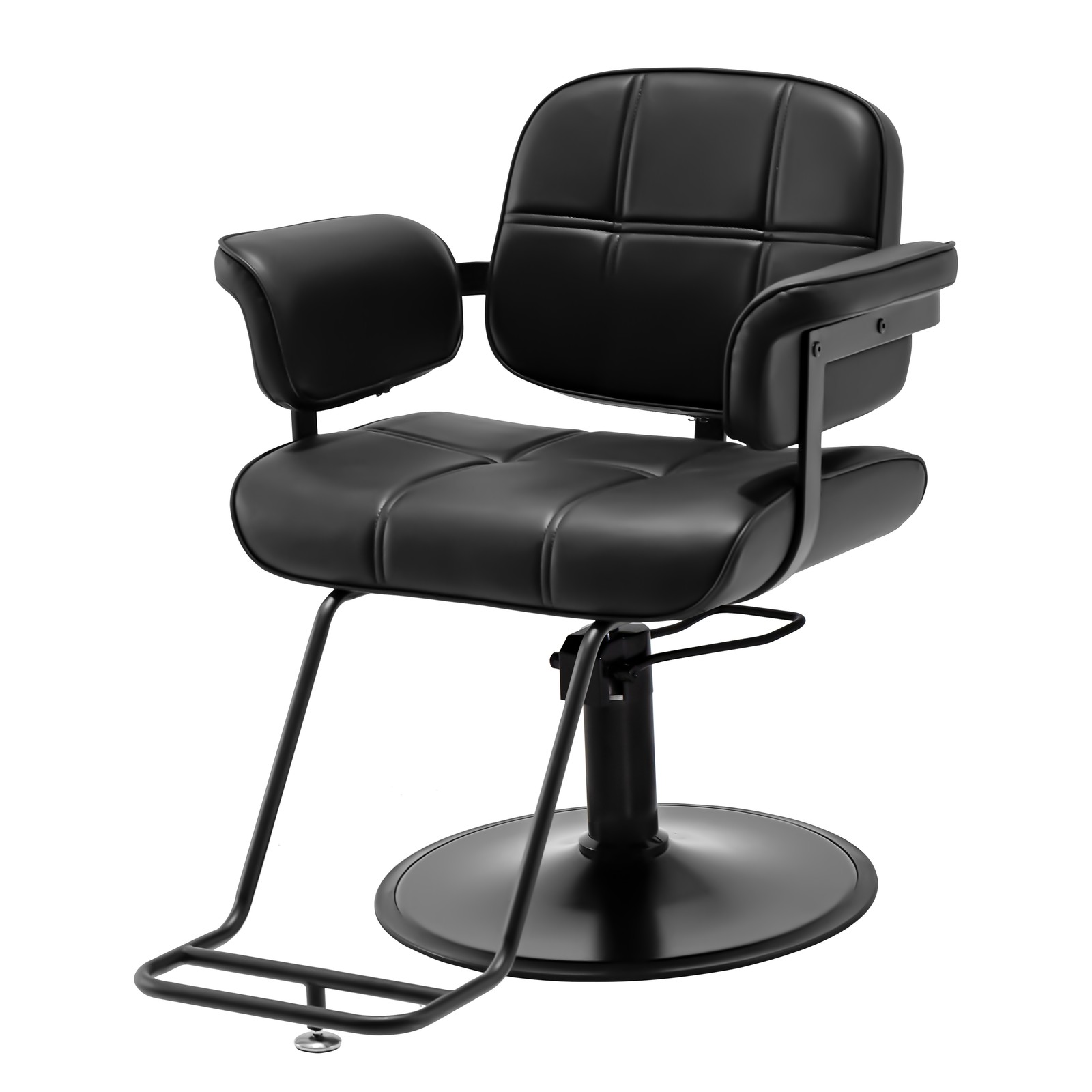 Wide 360° All Purpose Black Barber Chair Heavy Duty Hydraulic Salon Spa Beauty