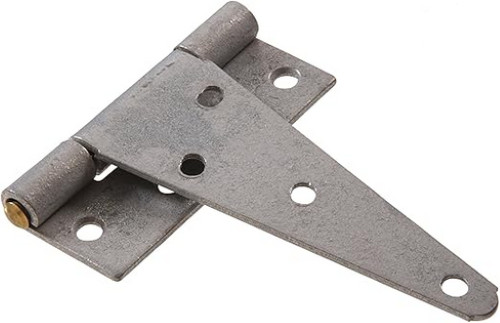 Hillman Weathermax Heavy T-Hinges Galvanized Steel 851690 6" Hardware Essentials