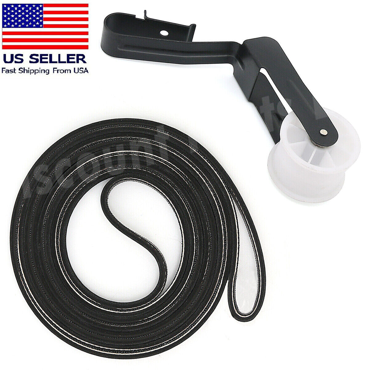 341241 & 691366 Dryer Drum Belt Pulley Kit Whirlpool Kenmore AP2946843 W10131364