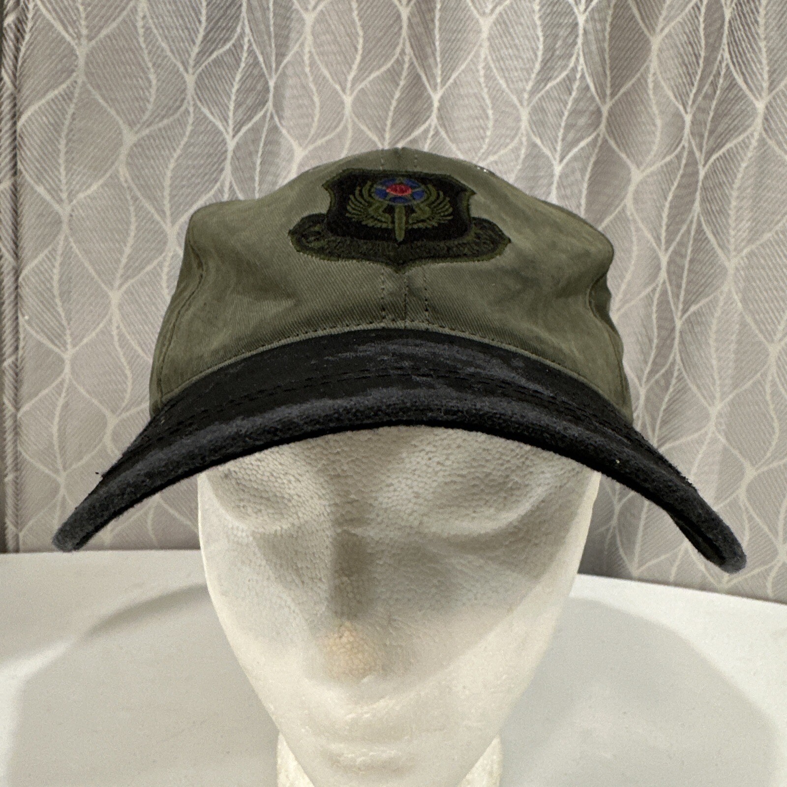 Special Operations Hat Cap Olive Green With Black Bill Strap Buckle