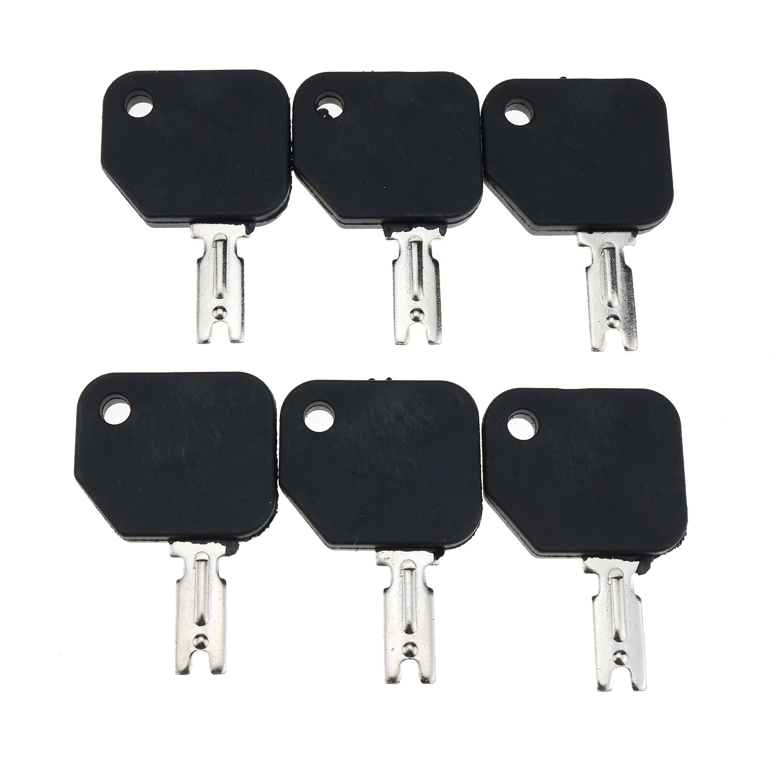 6X Ignition Key for Forklift Crown Clark Gradall Gehl Hyster Komatsu Yale & More
