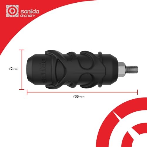 Archery Dragon X9 Stabilizer Bow Riser Extension Dampener, Easy Disconnect