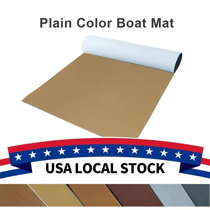 No Pattern Boat Flooring EVA Foam Teak Decking Sheet  5.5mm Marine Sea Deck Mat