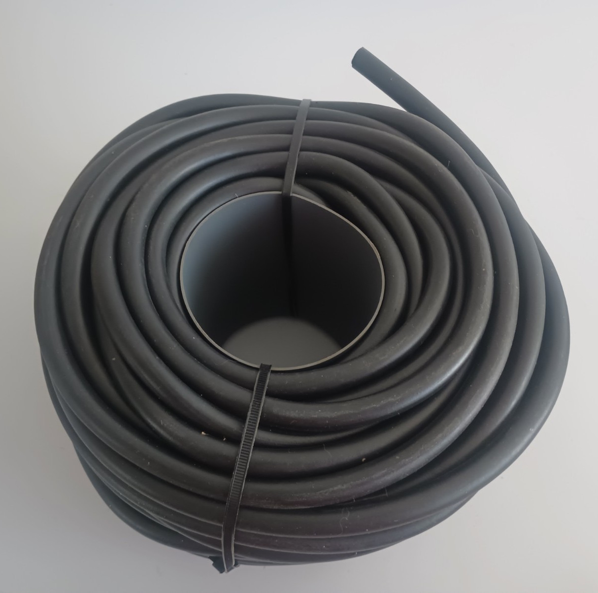 Rubber Rope 7/16" x 150' Solid Core Flatbed Truck Trailer Tarp Tie Down Strap