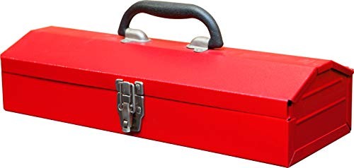 Big Red Tb102 Torin 16" Hip Roof Style Portable Steel Tool Box With Me
