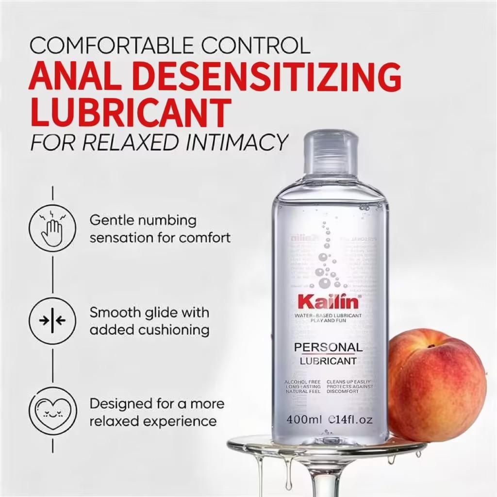 Passion Anal Desensitizing Lube Max Strength Water-Based  14 Oz  for  Adult  Use