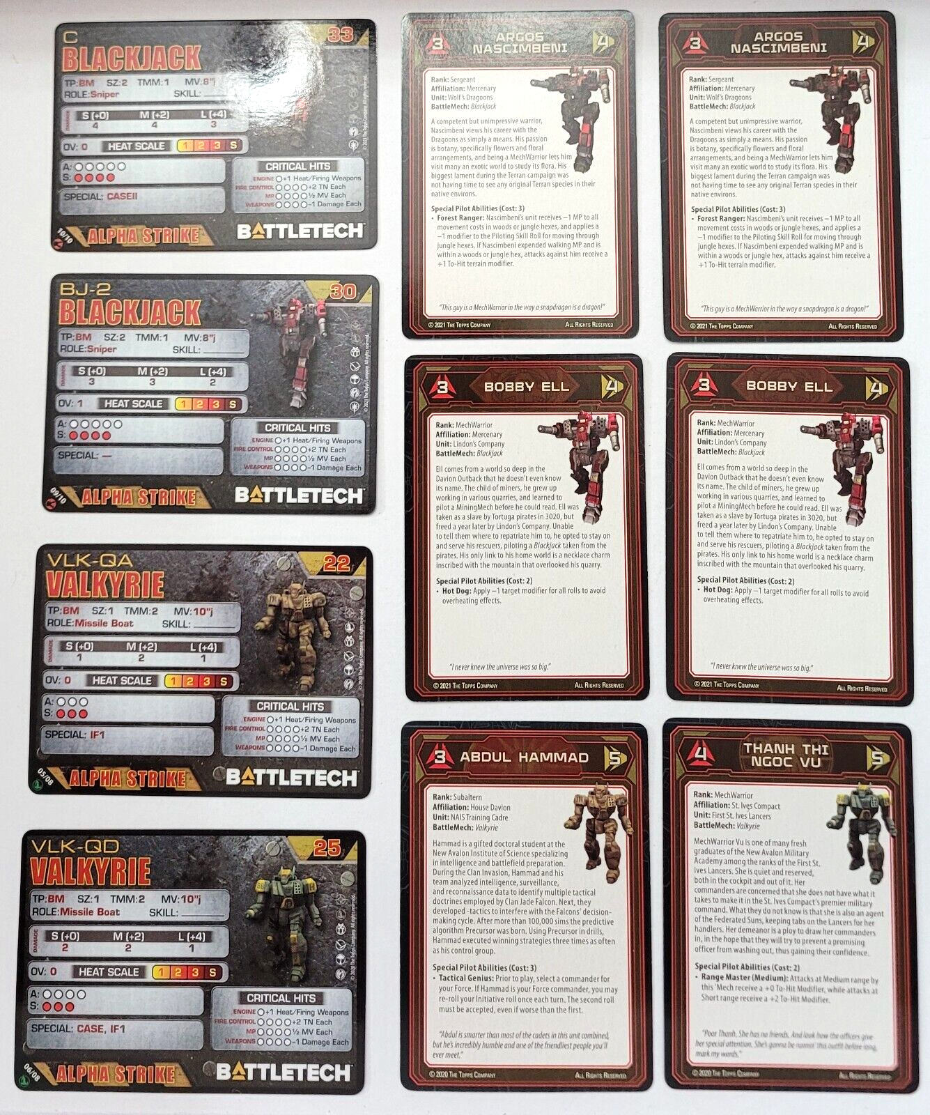 Battletech Recon Fire Lance Inner Sphere Catalyst 2 Valkyrie 2 Blackjack