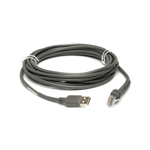 Zebra CBA-U30-S15ZBR 15 FT Symbol Scanner USB Cable