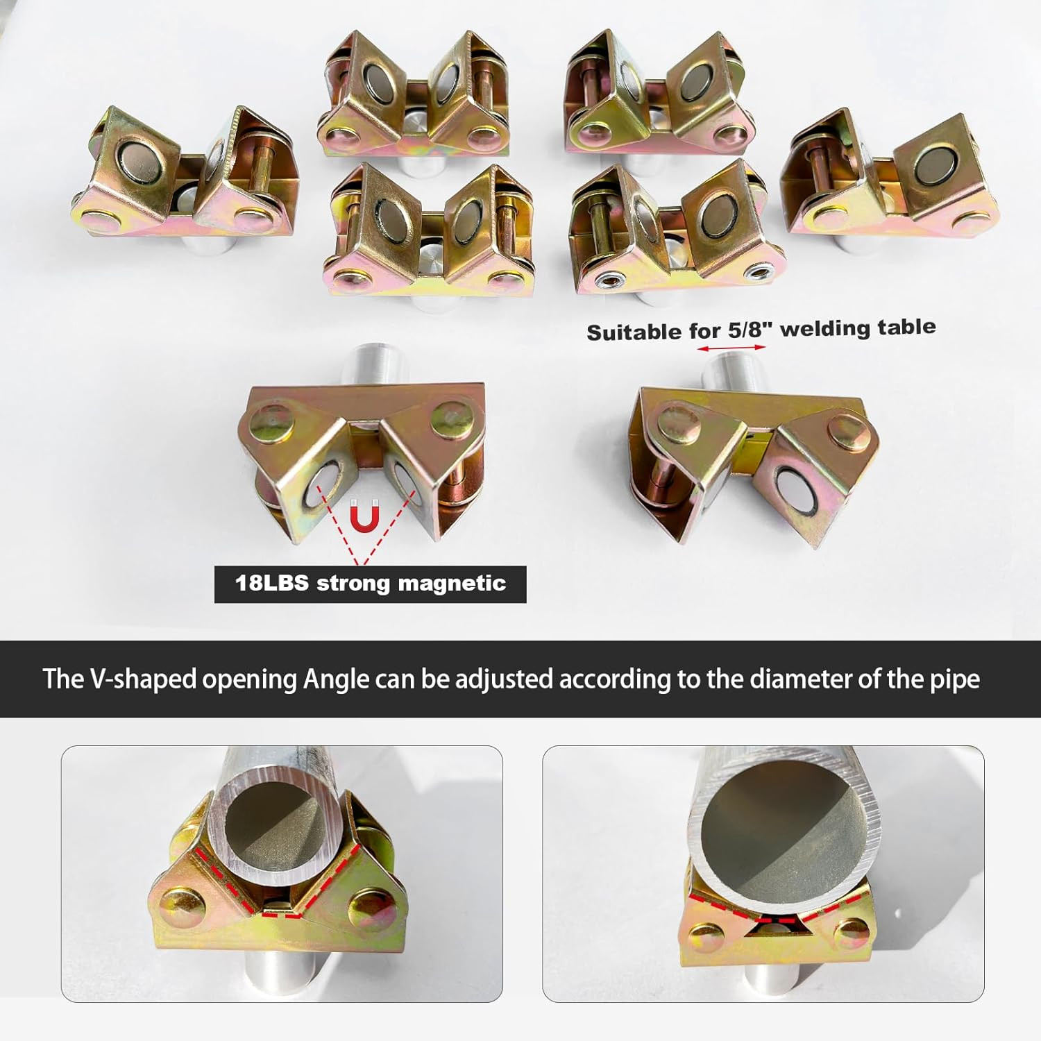 �V�Shape Fixture Pin for Welding Tables