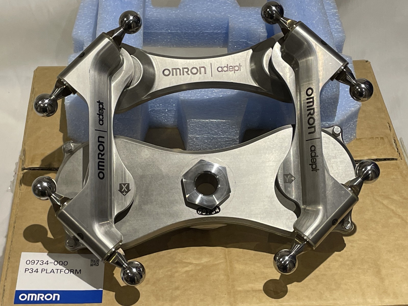 Omron Adept Quattro Robot Platform (P34) Stainless Steel Part #09734-000