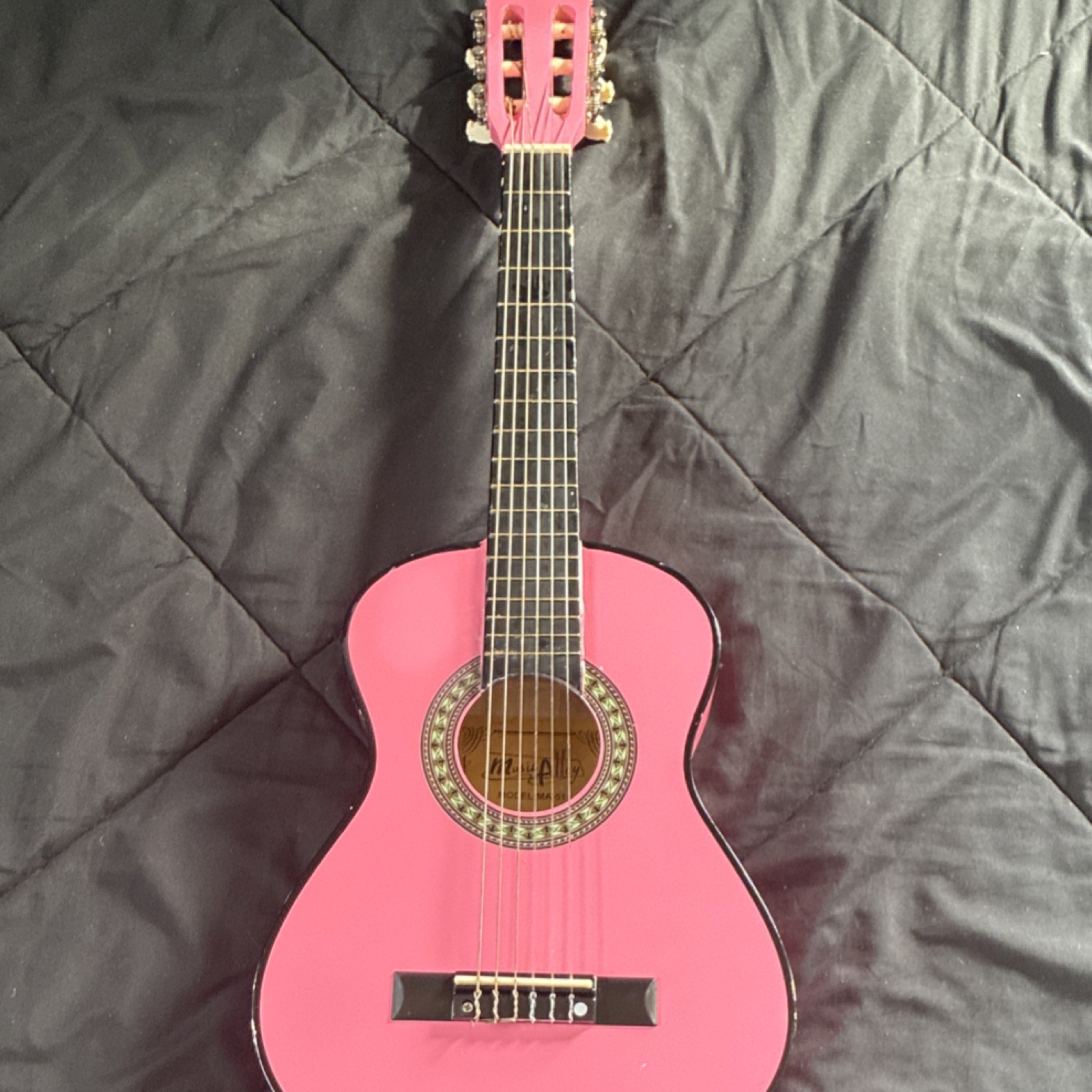 MusicAlex MA51 Pink Classical Guitar 6 String Right-Handed Standard Body