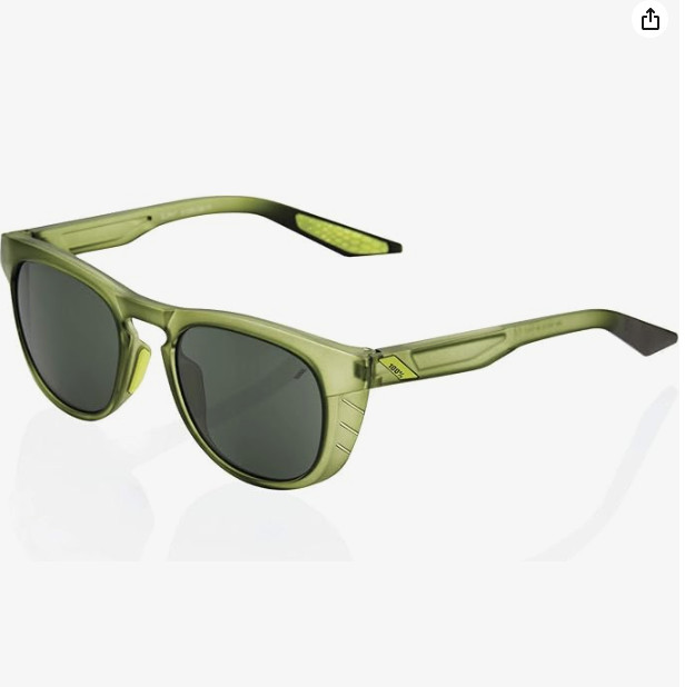 100% SLENT Sunglasses Olive Slate Gray Green Lens 61035-296-74