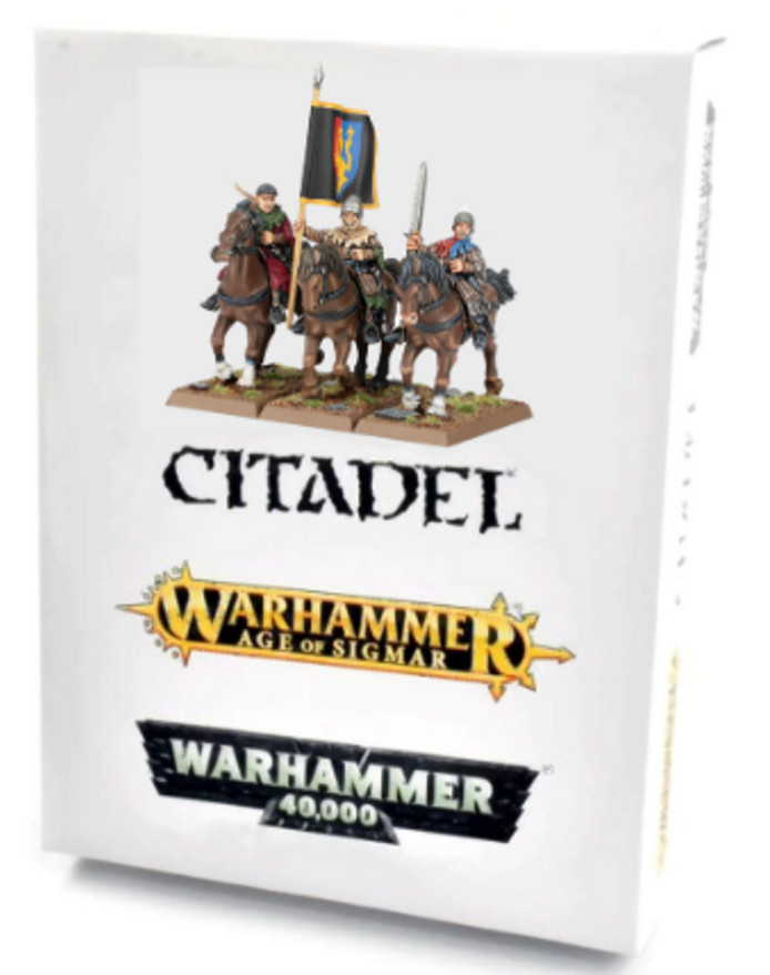 Warhammer TOW Kingdom of Bretonnia Mounted Yeomen Command New BlackBox Old World
