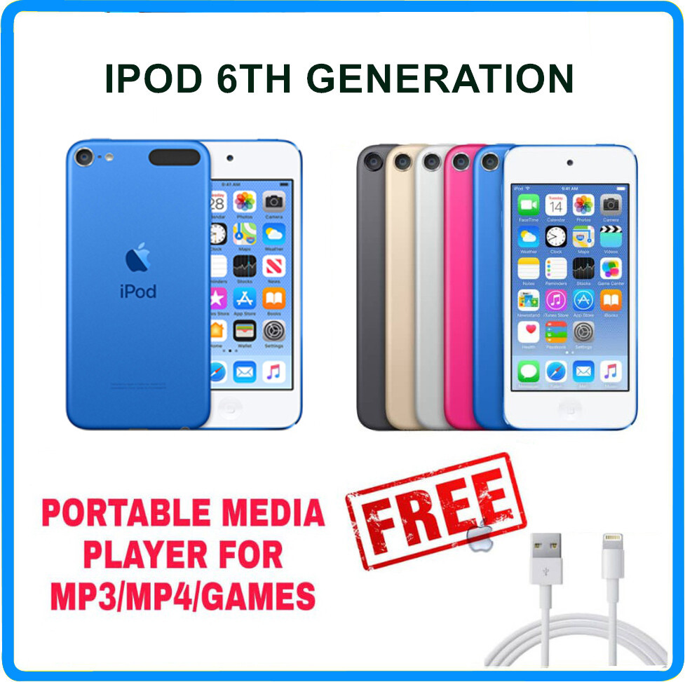 Apple iPod Touch 6th Generation Blue 16GB/32GB/64GB/128GB -- SEALED & WARRANTY