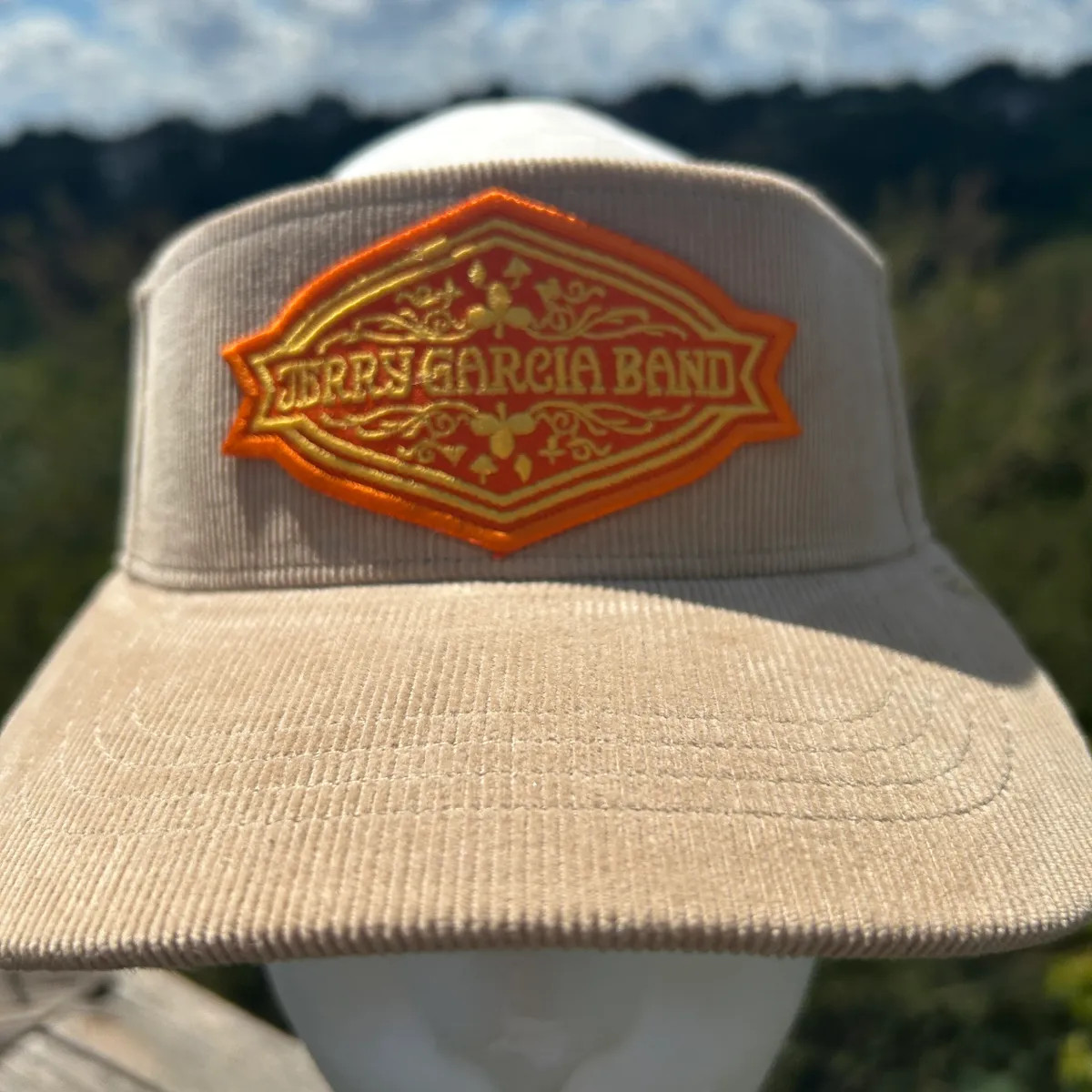 Jerry Garcia Band Cord Visor - Khaki / Orange