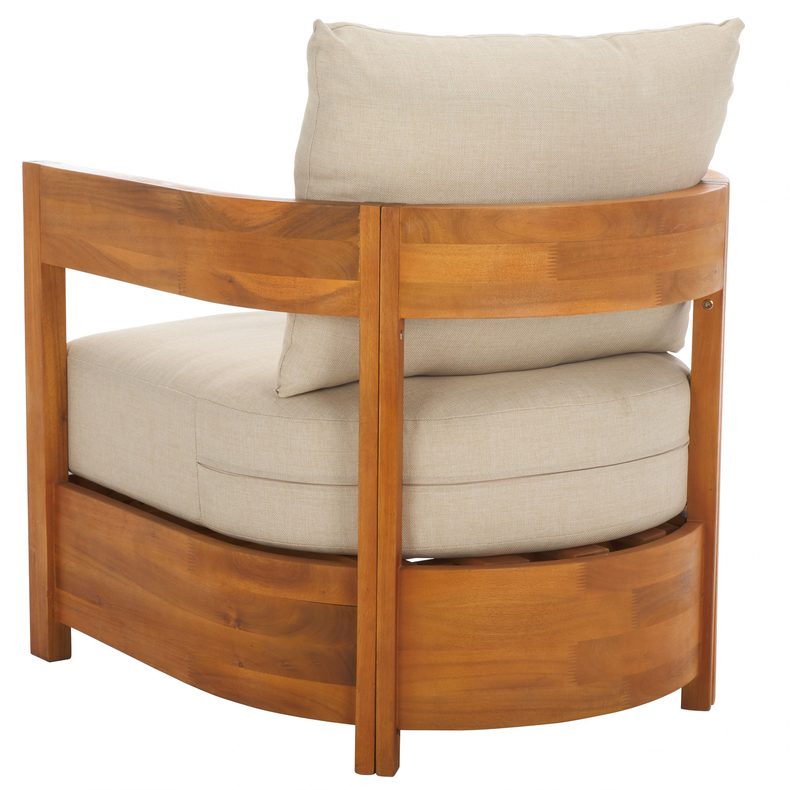 SAFAVIEH Outdoor Patio Furniture Kento Armchair (Set of 2) - 27"W x 29"D x 25"H