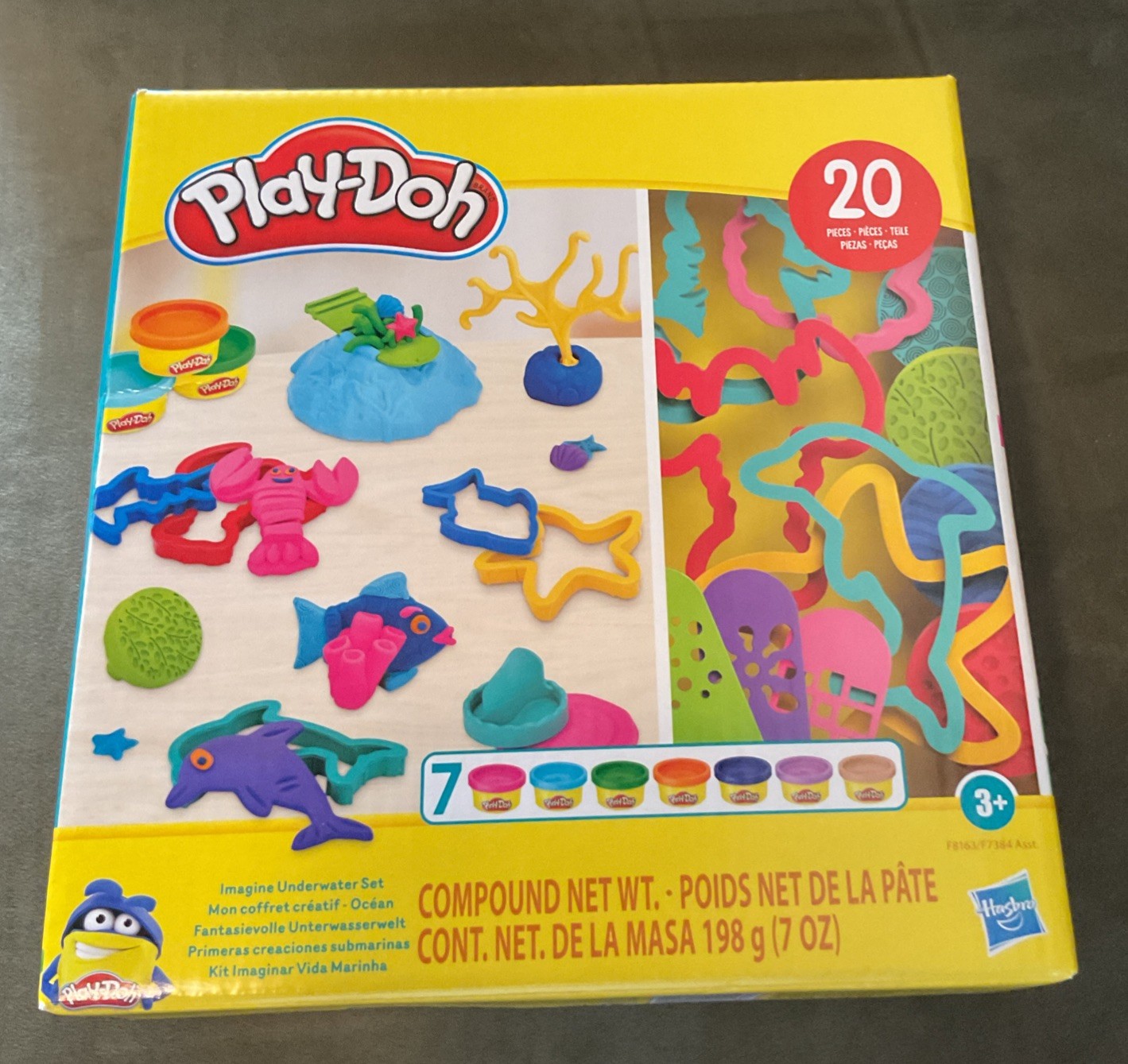New Play-doh Animal Activities Ocean Animals play set dough molds 20 Pc.