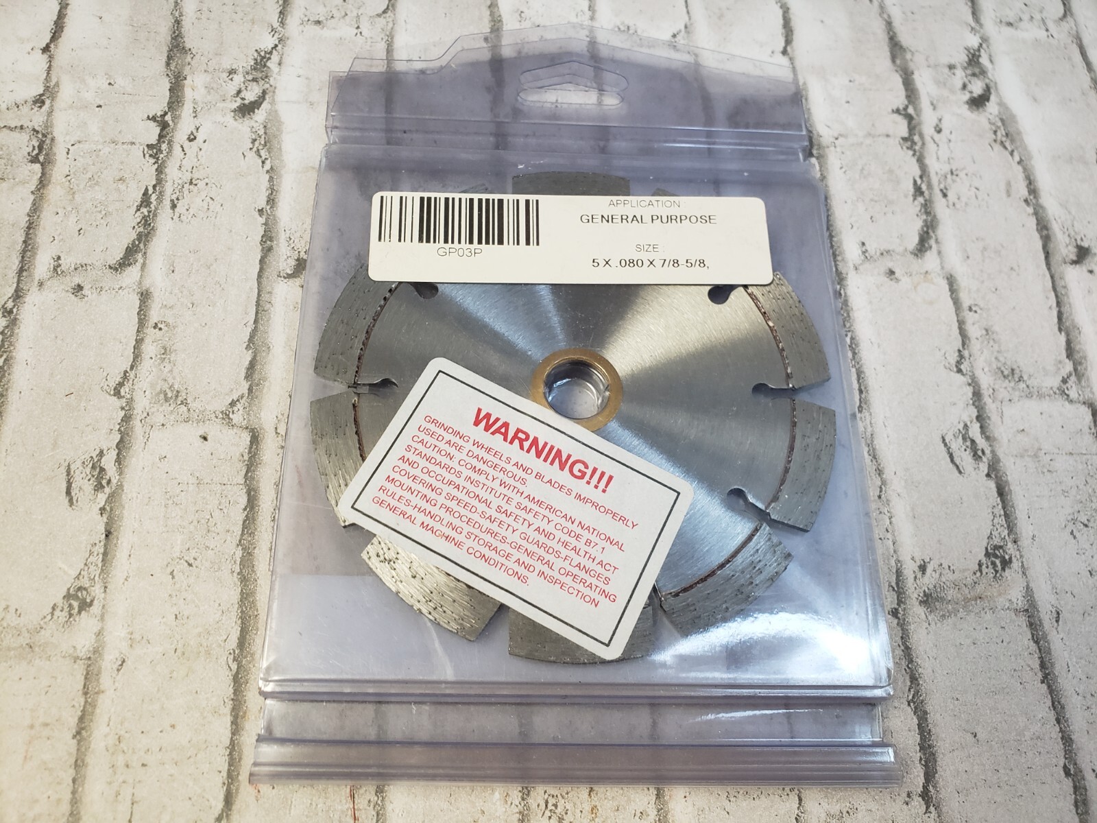 H&C Diamond Blades GP03P 5" x .087 x 7/8-5/8 General Purpose Wheel