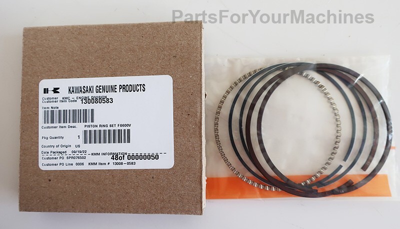 PISTON RING SET (FOR 1 PISTON) 13008-0583, KAWASAKI FS600V, FS481V,FS541V, 11D29