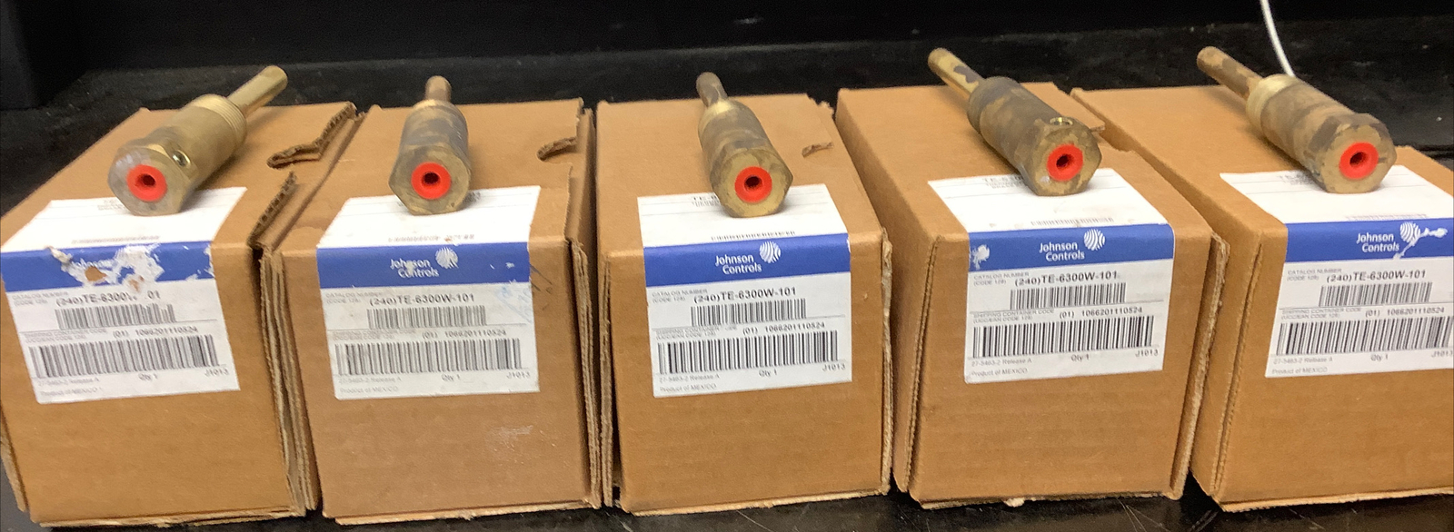 Lot Of 5 JOHNSON CONTROLS TE-6300W-101