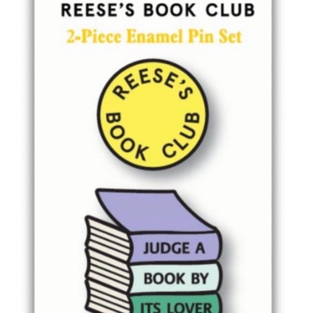 Reese's Book Club 2 piece Enamel Pin Set