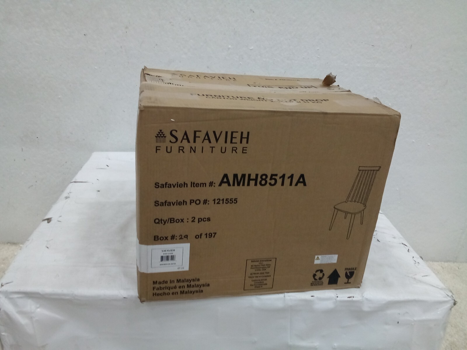 Safavieh Burris Side Chair, Reduced Price 2172716089 AMH8511A-SET2