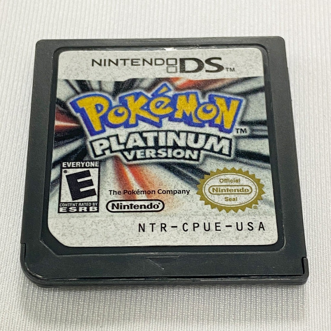 Pokemon Platinum Version DS Game Card for DS DSi 2DS 3DS XL TESTED