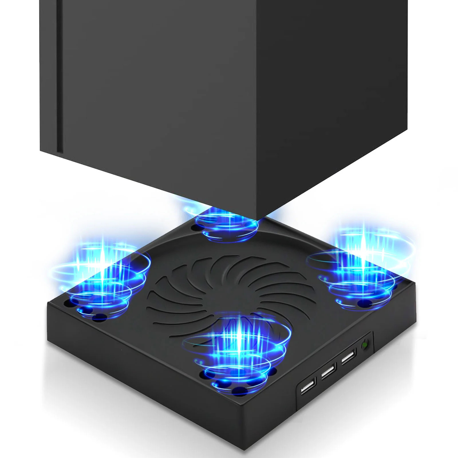 Vertical Cooling Stand for Xbox Series X Console with 2 Turbo Cooling Fans, 3 US