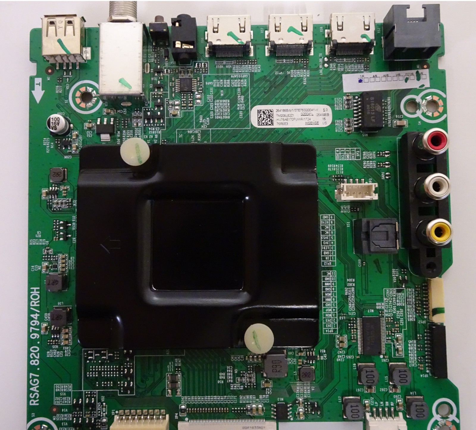Hisense 75R6E3 Main Board 264185B (264186B, RSAG7.820.9794/ROH)
