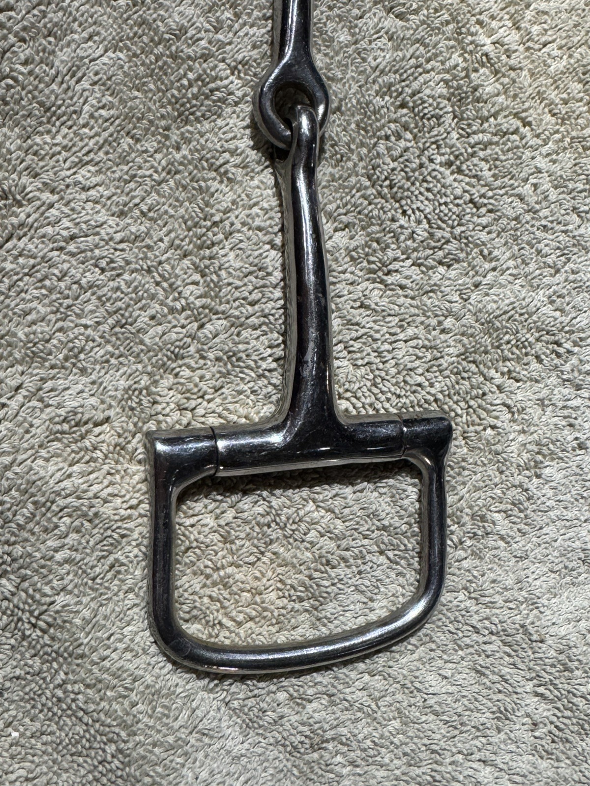 Korsteel Stainless Steel Jointed D-Ring Snaffle