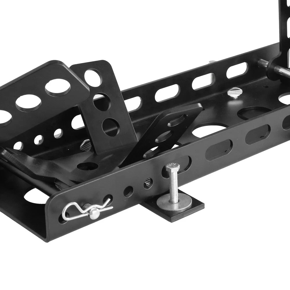 Motorcycle Wheel Chock Front/Rear 3000lb Trailer w/ Mount Kit