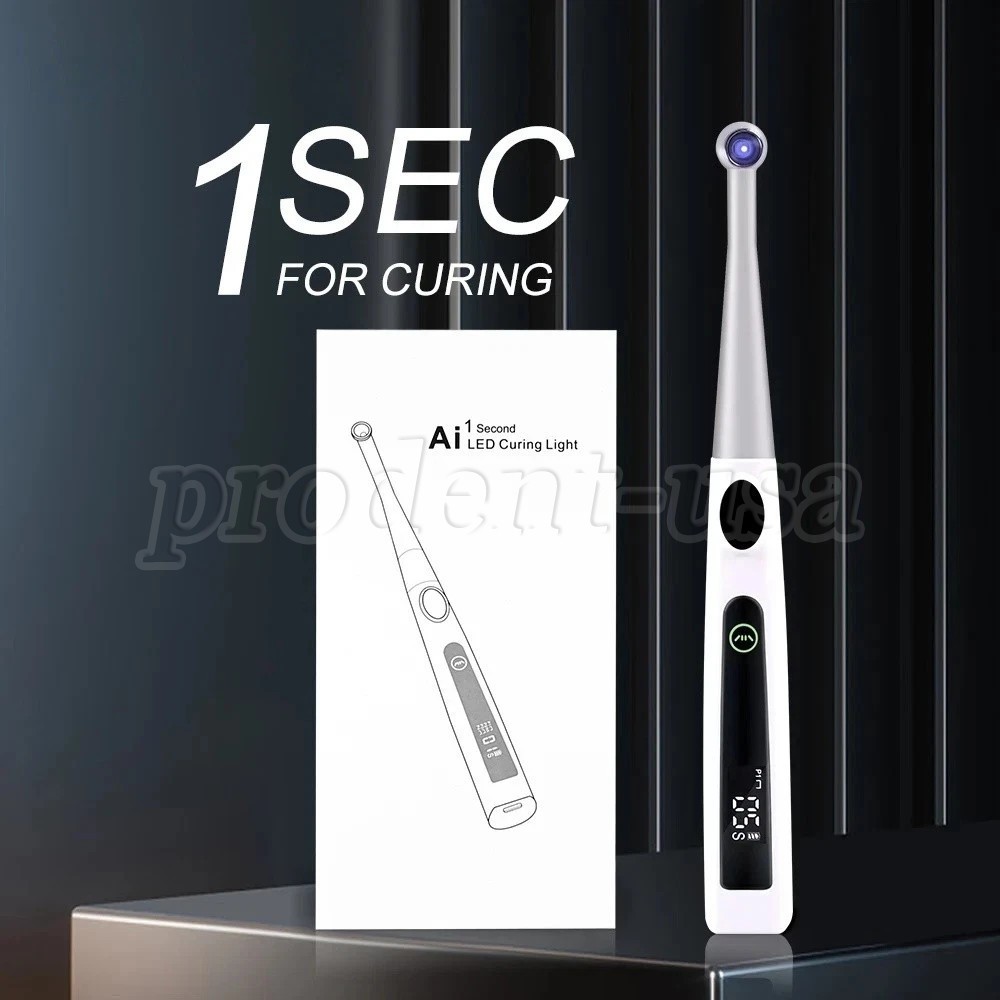 Dental Cordless LED Light  Lamp Metal Head 1S LED Curing Light Photopolymer