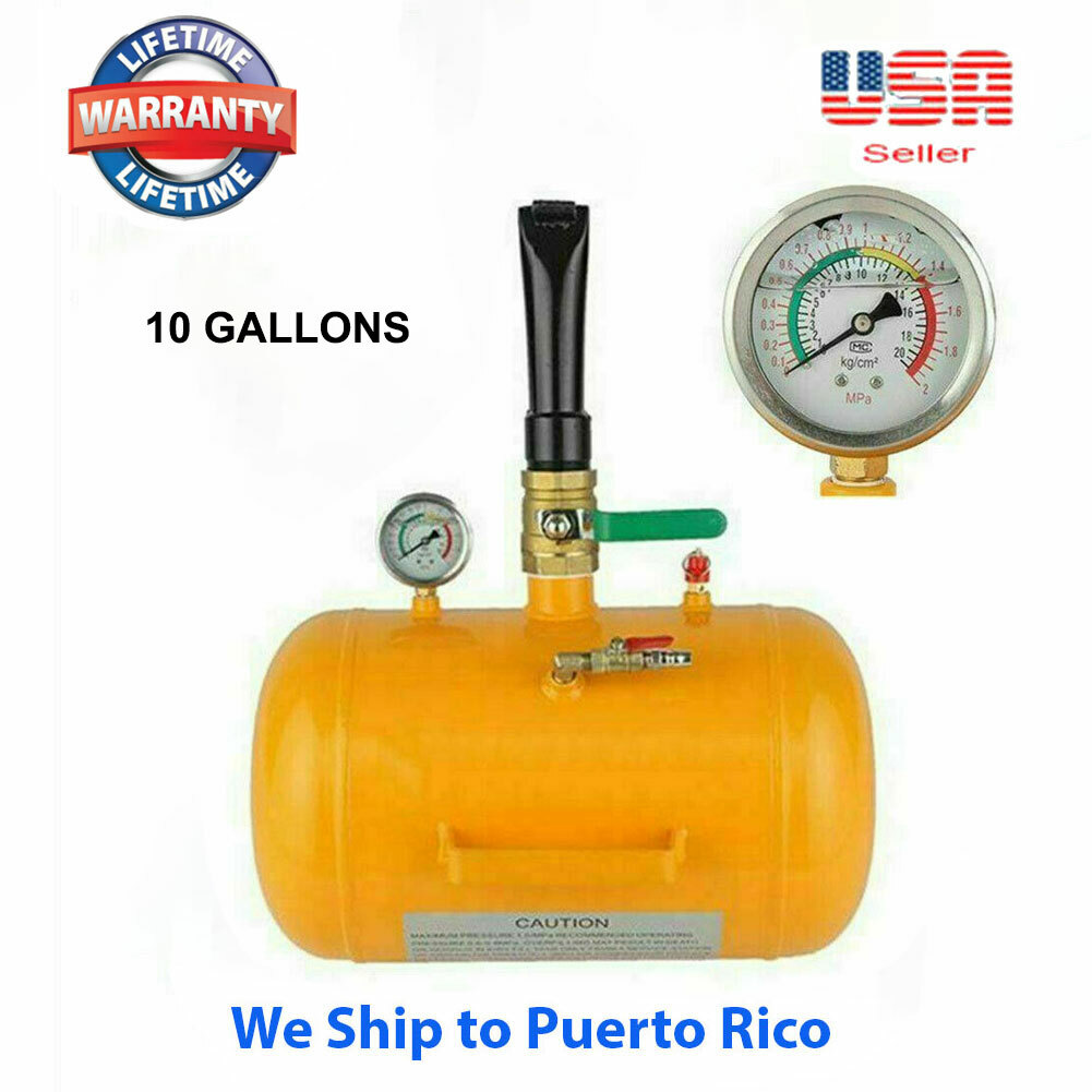 10 Gallon Air Tire Bead Seater Blaster Tool Seating Inflator Truck ATV 145PSI