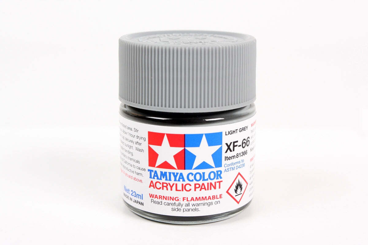 Tamiya 81366 XF-66 Light Gray Acrylic Paint 23ml TAM81366 - US