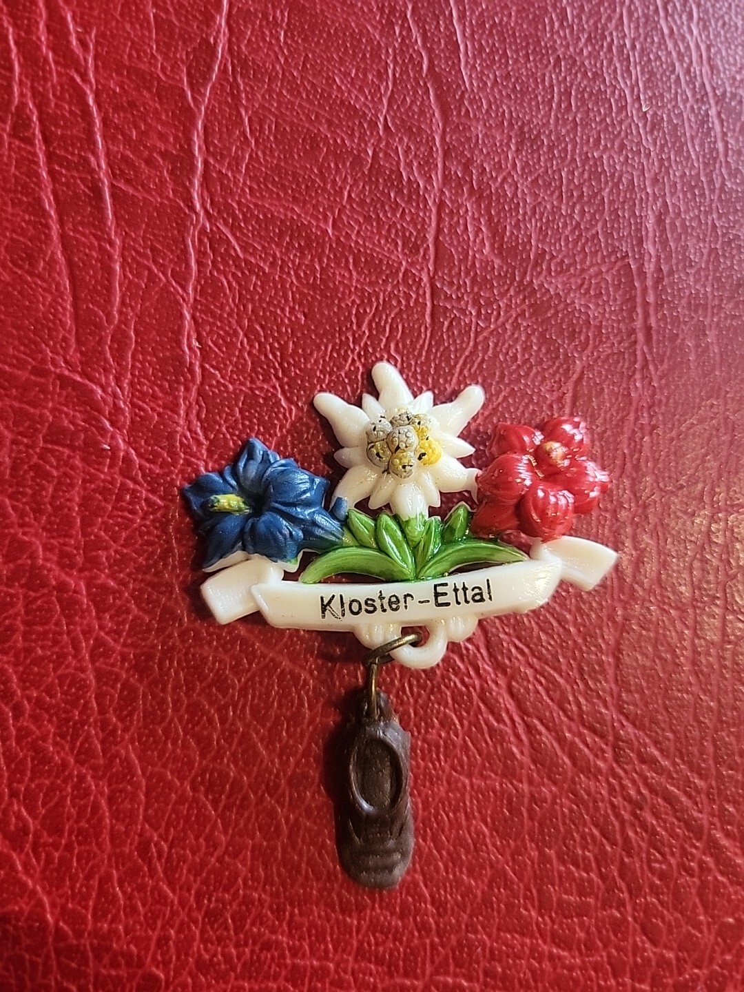 Vintage Pin Hatpin Hiking Pin Brooch Monastery Ettal