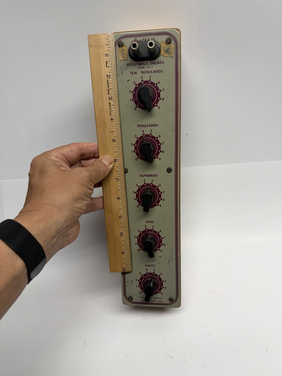 Vintage Heathkit Resistance Decade Model RD-1 Decade Box