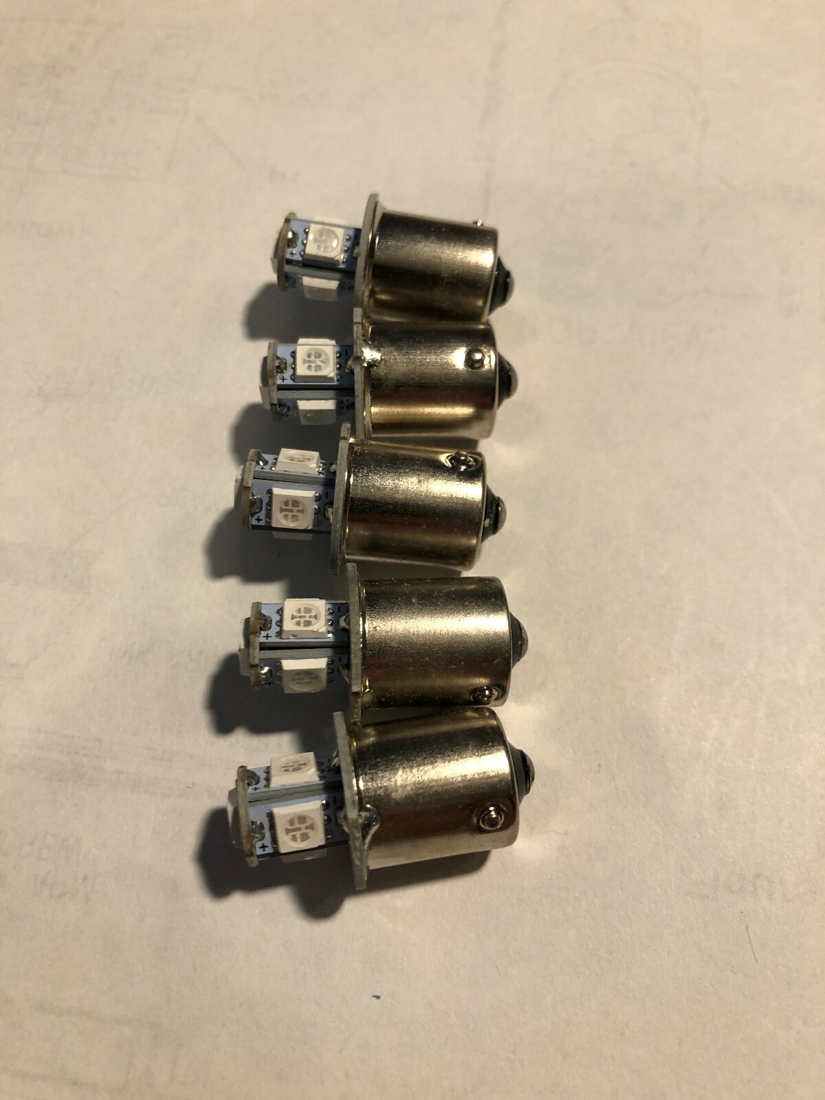 Pinball LED Bulbs 89 TOWER FLASHERS BLUE (5 SMD) 5 pieces