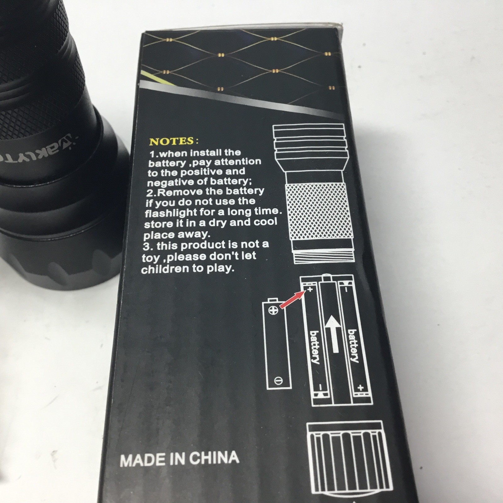 Waklyte UV Flash Light D16 AUV New In Box.