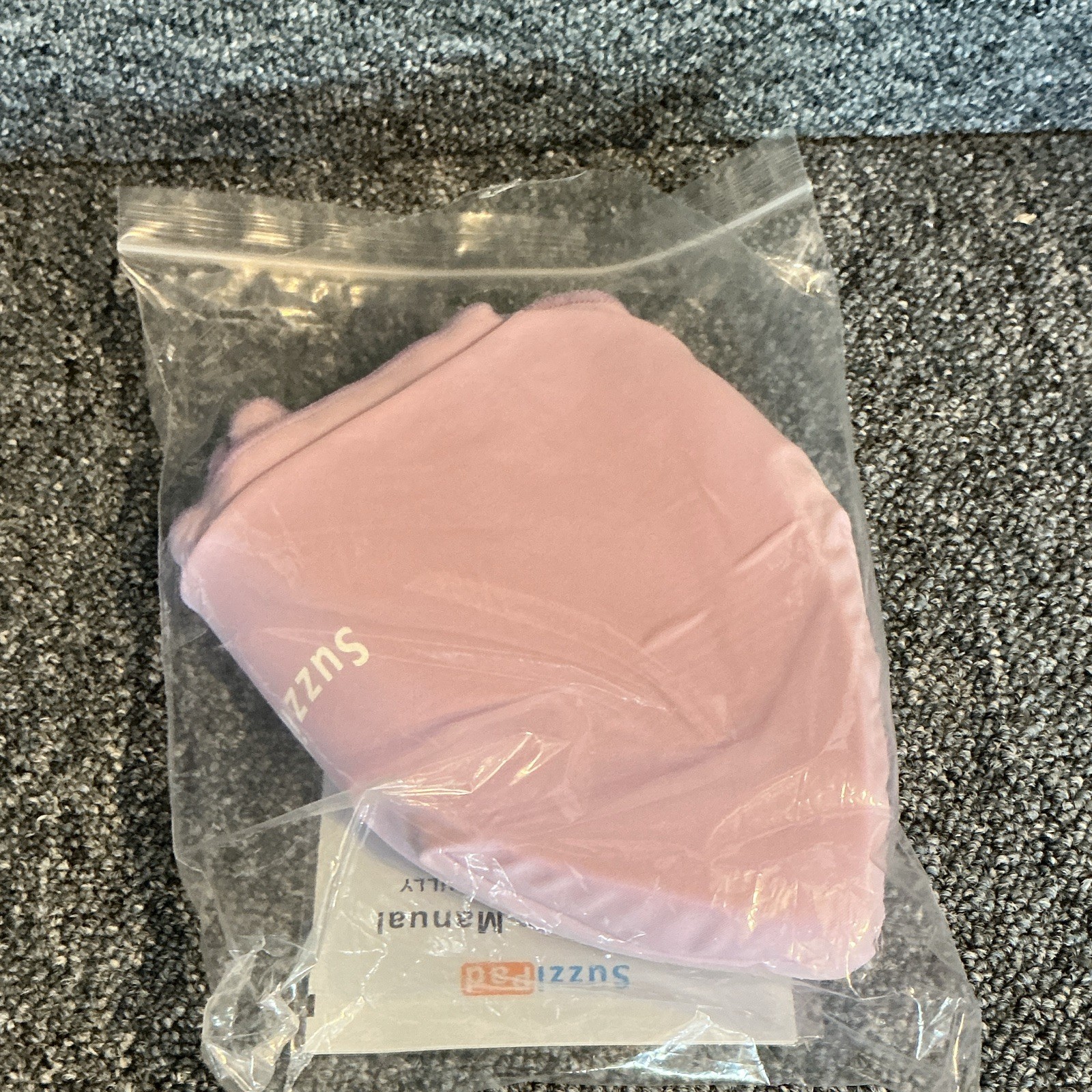 SuzziPad Purple Zippered Hot/Cold Therapy cap - Oval Hot/Cold Packs