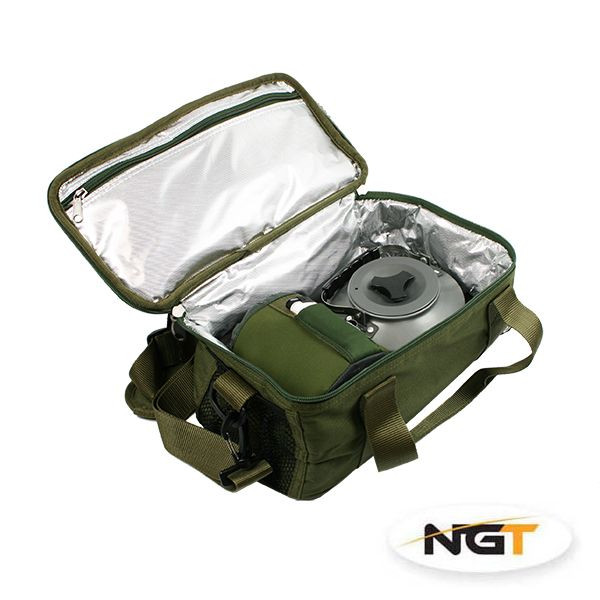 Insulated Brew Kettle Kit Bag (464) ForCooking Gas Carp Fishing Tackle Bivvy