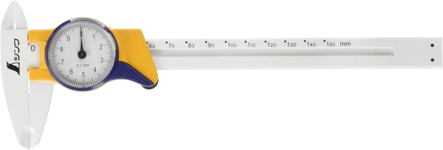 Shinwa fiber calipers dial 15cm 19932 From Japan