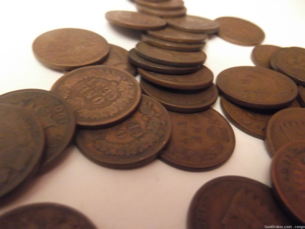 250 MIXED DATE INDIAN CENTS